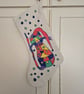 Fairy Cat Christmas Stocking 