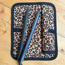Leopard Print Heat Resistant Hair Straightener Mat