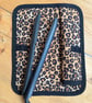 Leopard Print Heat Resistant Hair Straightener Mat
