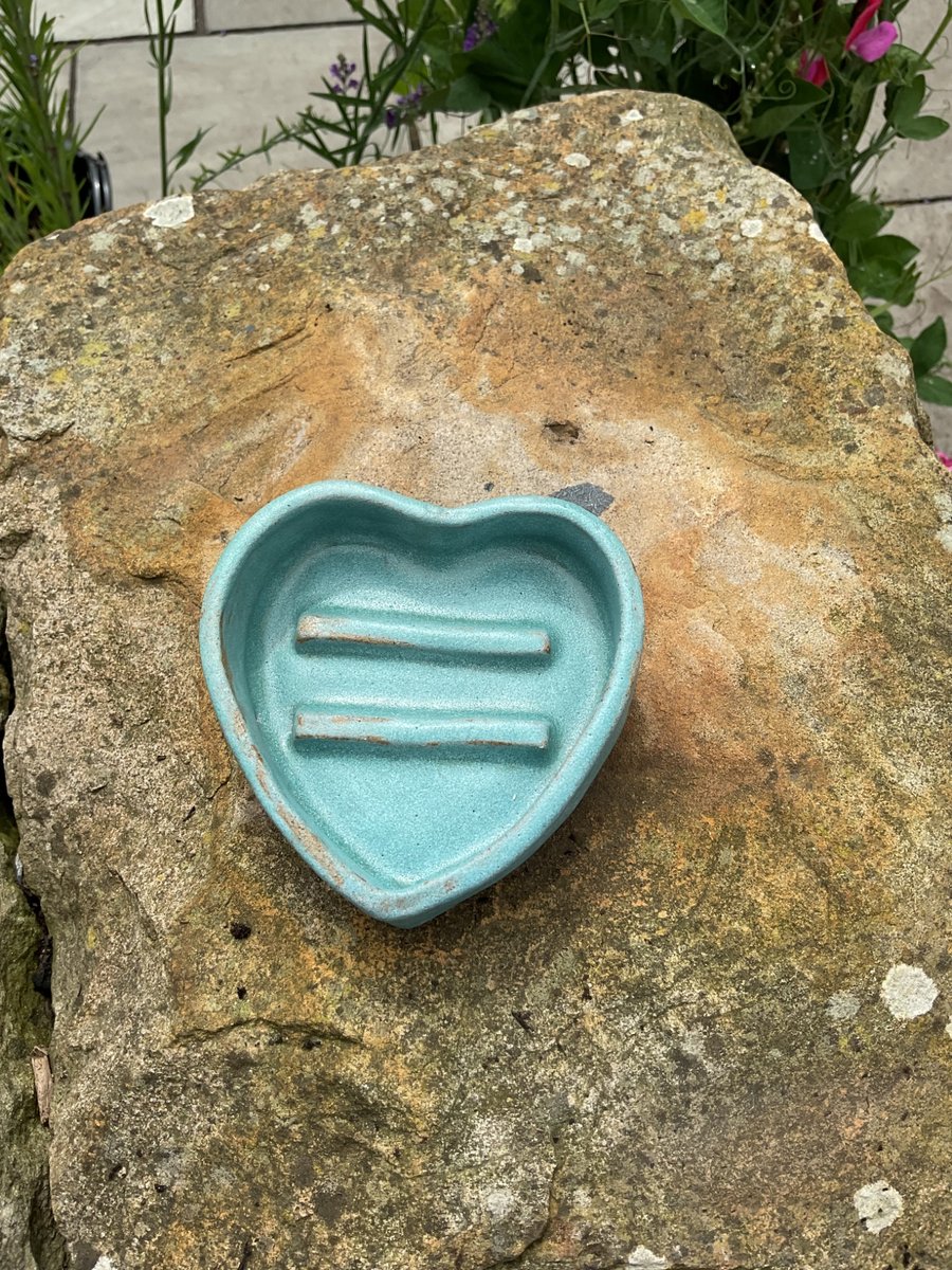 Heart shaped soap dish