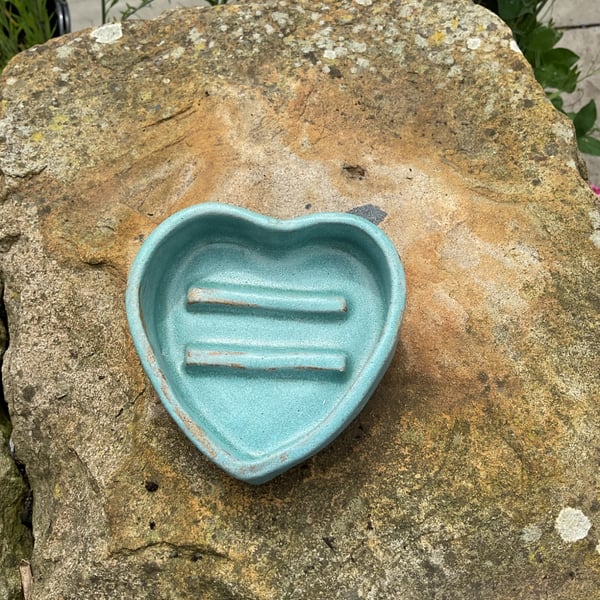 Heart shaped soap dish