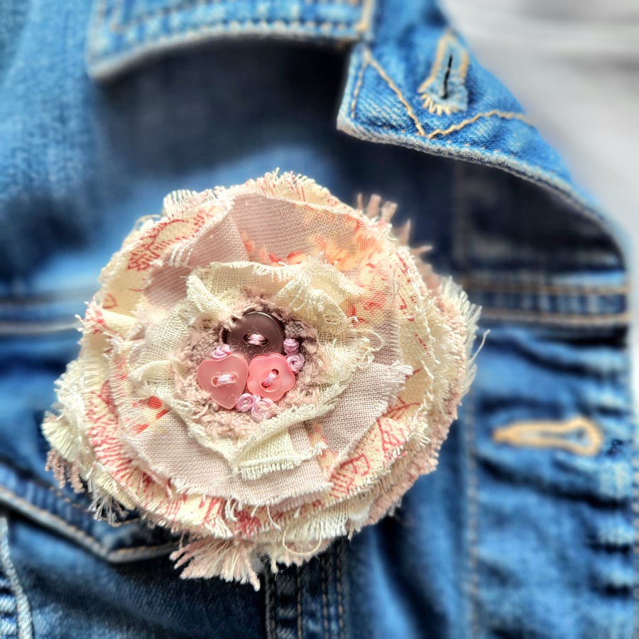 Peony Brooch