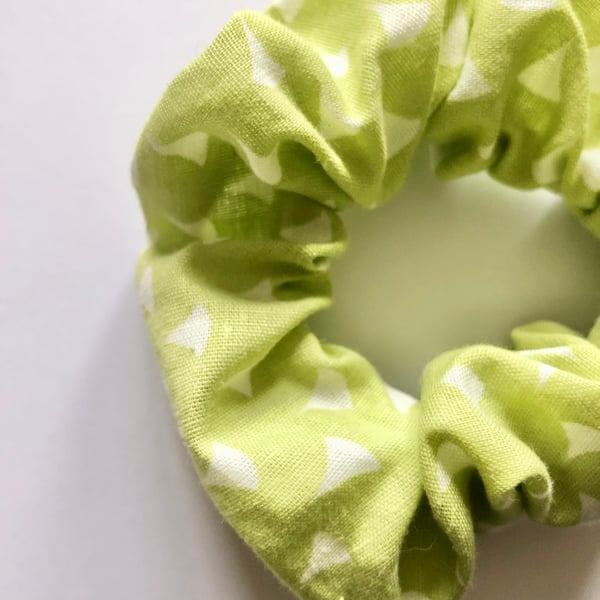 Green Hair Scrunchie