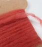 Hand Dyed Natural Dye Pure Wool Madder Red Couching Thread - Image 3