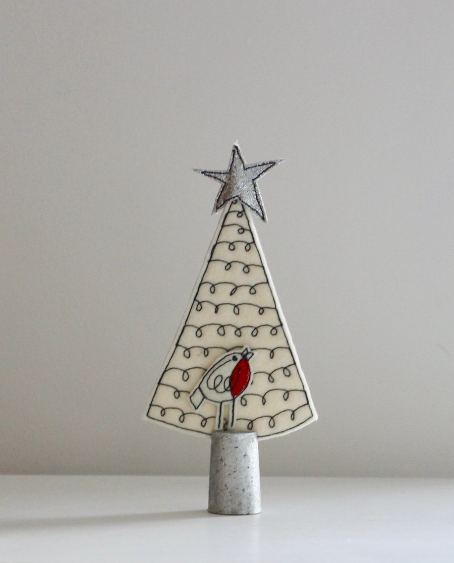 Wool Felt Christmas Trees 