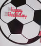 Birthday card. Football. Blank card. Football shirt. Ref 559 - Image 2