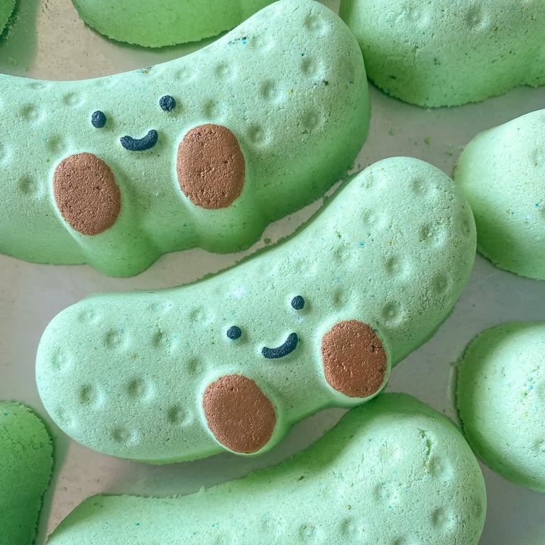 Cute Pickle Bath Bomb