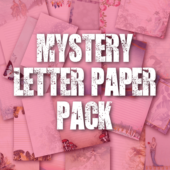 Letter Writing Paper Surprise Pack, Grab Bag, pretty notepaper