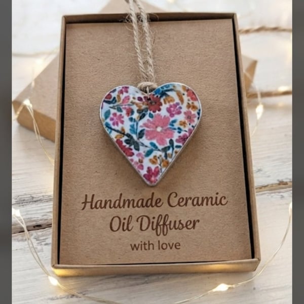 Clay Oil Diffuser - Home Decoration - Heart