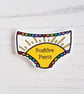 Retropins - Positive Pants shrink plastic pin - Image 2