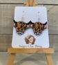 Highland Cow Earrings, Polymer Clay Farm Animal jewellery