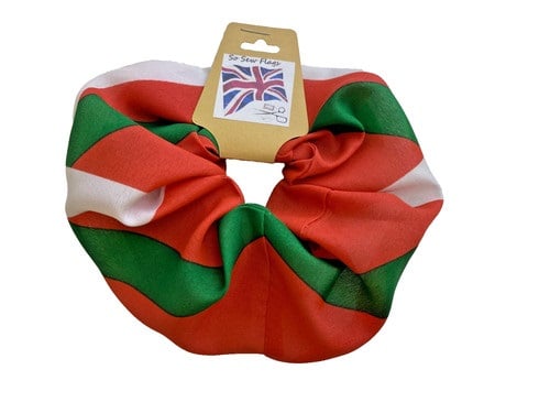 Basque France French Flag Hair Scrunchie Scrunchies Accessory Band Elastic