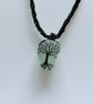 Tree of Life Sea Glass Necklace - Handmade in Scotland - Beachglass Pendant - Image 4