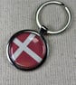 Denmark Flag Keyring