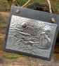 Moon-Gazing Hare in Pewter on Slate - Image 4