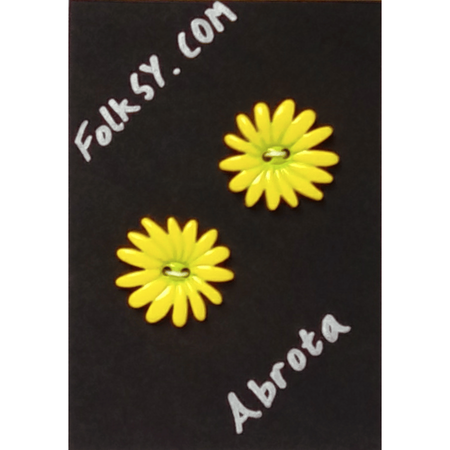 Flower Shaped Buttons