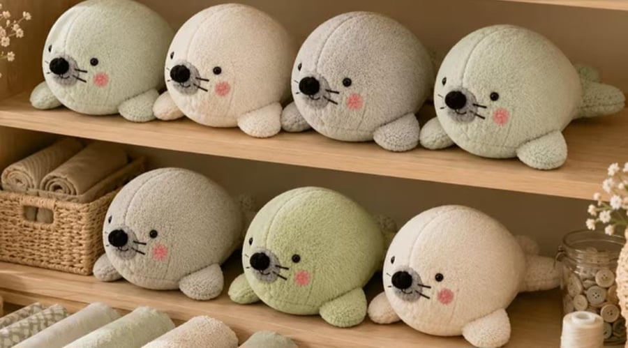 Seal Acrylic Sewing Template