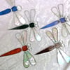 Stained Glass Dragonfly Suncatcher 