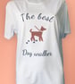 Women’s T-Shirt The Best Dog Walker. T Shirts For Girls For Christmas Birthday - Image 1