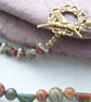 Picture Jasper & Czech glass bead necklace - Image 5