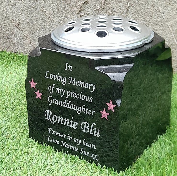 Personalised Baby Grave Marker GraveStone Grav… - Folksy