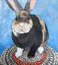 Pet Portrait Small Custom Animal Picture Painting Cat Dog Rabbit Hamster etc - Image 4