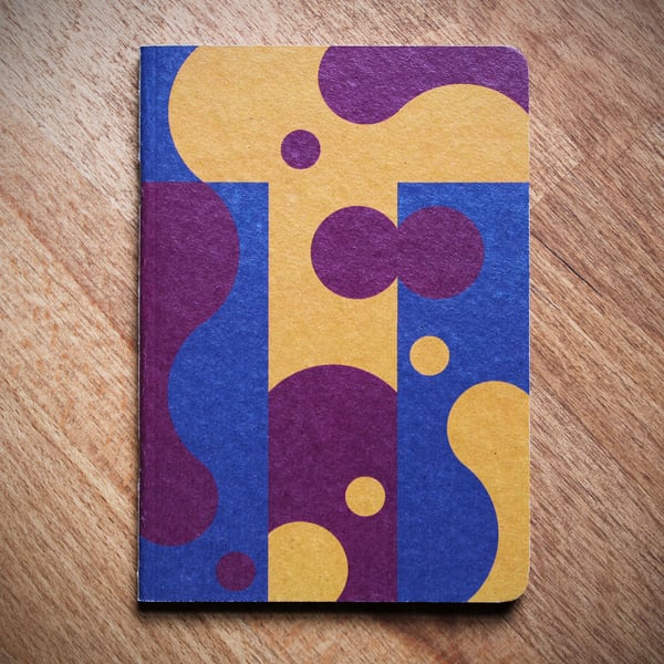 ARC05.3 A6 pocket notebook with graphic pattern cover