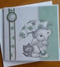 Good Luck Card - Bear and Cat - Image 1