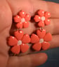 Double Flower Dangle Earrings - Image 6
