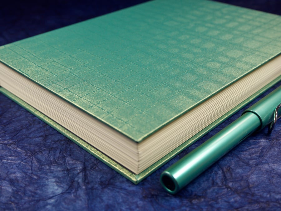 A5 Hardback Year-long Journal filled with recycled paper