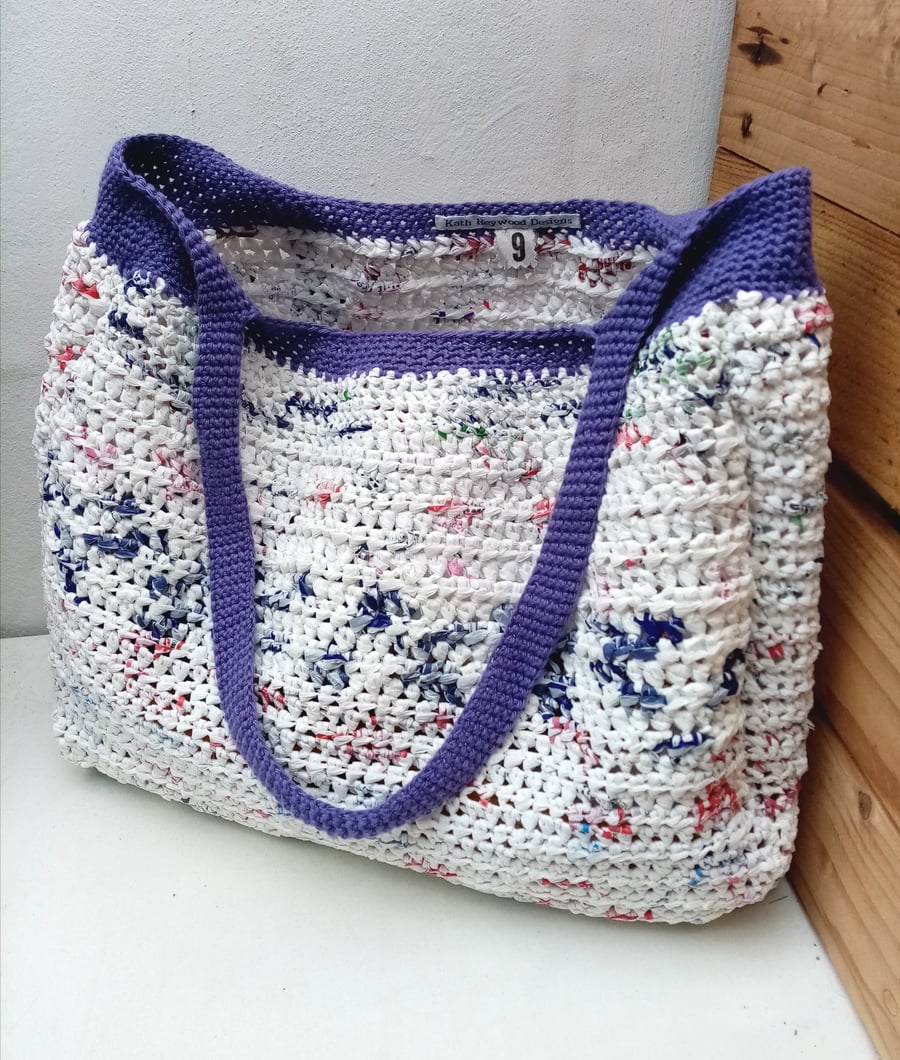 Beach Bag, Shopping Bag, Large Recycled Bag
