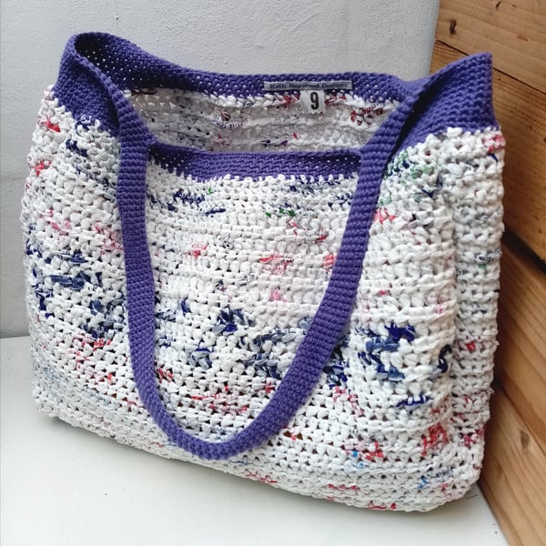 Beach Bag, Shopping Bag, Large Recycled Bag