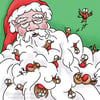 Pack of 12 Santa's Beard Cards