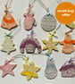 Ceramic Christmas Jumper Decorations - Image 1