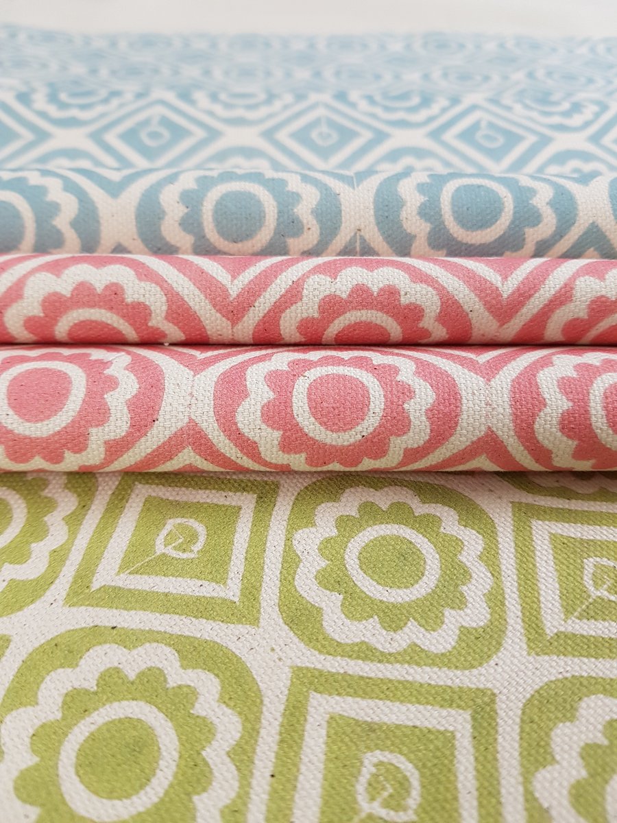 'Rebecca' fabric in green