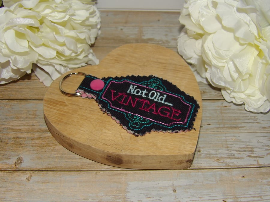 Funny humerous vintage keyring vintage not old 