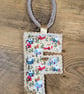 Personalised Liberty Christmas Initial Door Hanger Decoration - Image 8