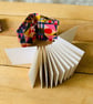 Tiny Concertina Sketchbook with Removable Butterfly Patterned Cover. - Image 3