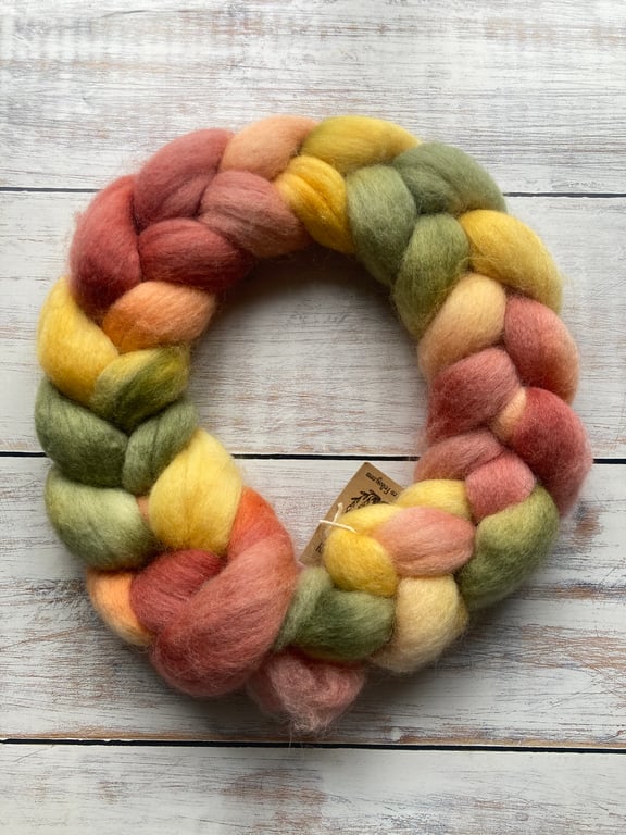 Falkland Spinning fibre 100g Pomegranate 