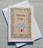 Hand-stitched new home card to brighten up a busy day of un-packing! - Image 3
