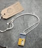 Handmade Ceramic Bull Terrier dog on the beach pendant - Image 2