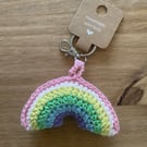 Rainbow key ring , bag charm 