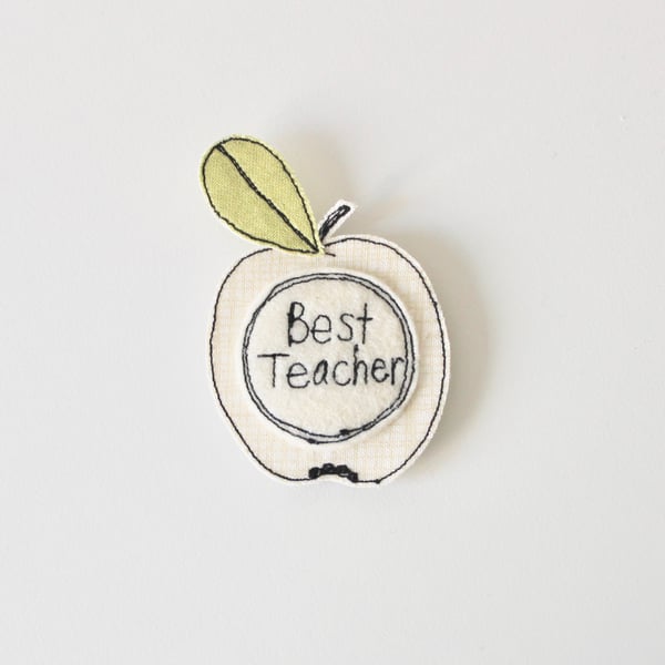 'Best Teacher' - Handmade Magnet