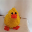 Hand Knitted Duck Cosy - Fluffy The Duck - Woolly Duck Cosy