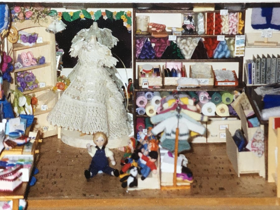Sets of Miniature Haberdashery Shop Stock. All items in each set Twenty Pounds.