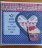 Keep Calm and Put The Kettle On Card - Cupcake - Image 3