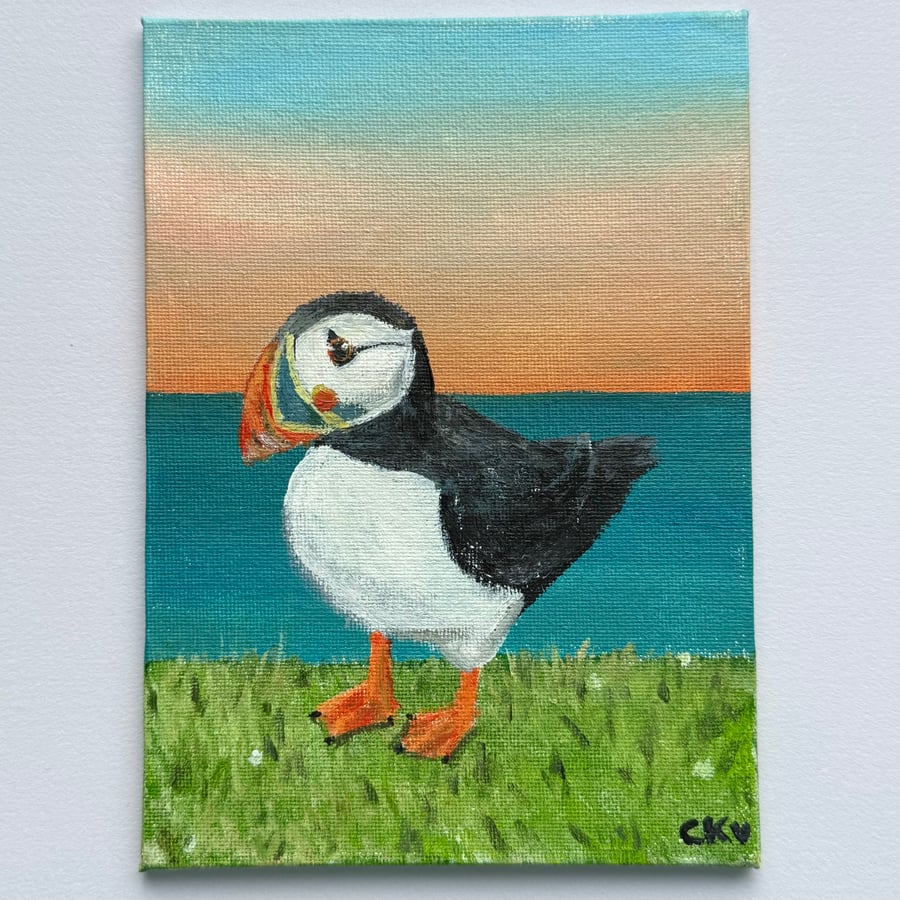 Puffin Painting