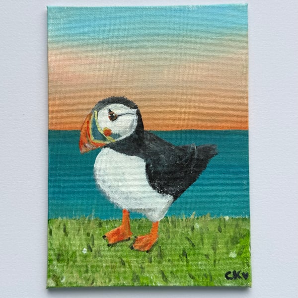 Puffin Painting