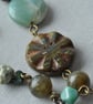 Tribal Dance African Turquoise, Amazonite & Labradorite Necklace - Image 4
