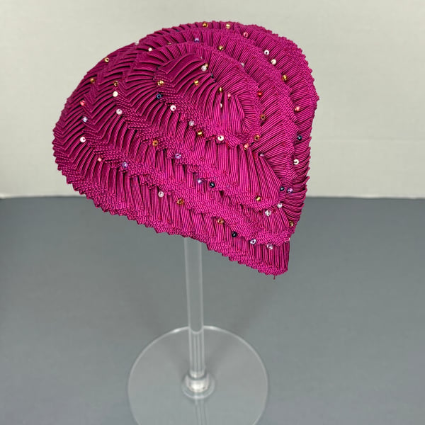 1950s inspired cocktail hat 